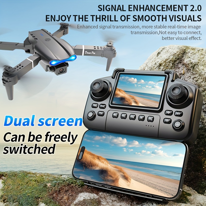 Drone pieghevole E99 PRO MAX c - Rc Helicopter Electric recensione e prezzo
